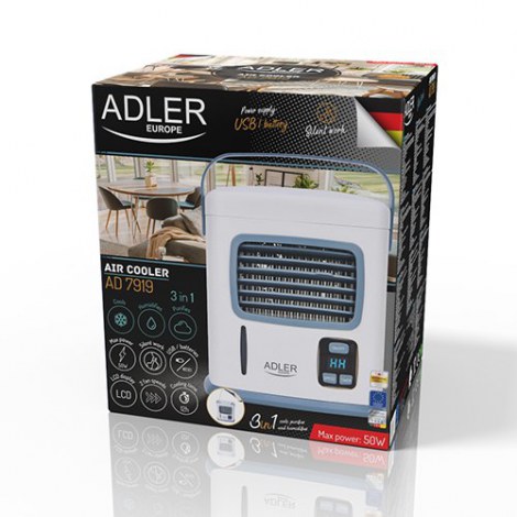 Adler | Air Cooler 3in1 | AD 7919 | 50 W | m³ - 5